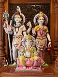 Bhagwan Shri Shankar, Shri Parvatiji and Shri Ganeshji